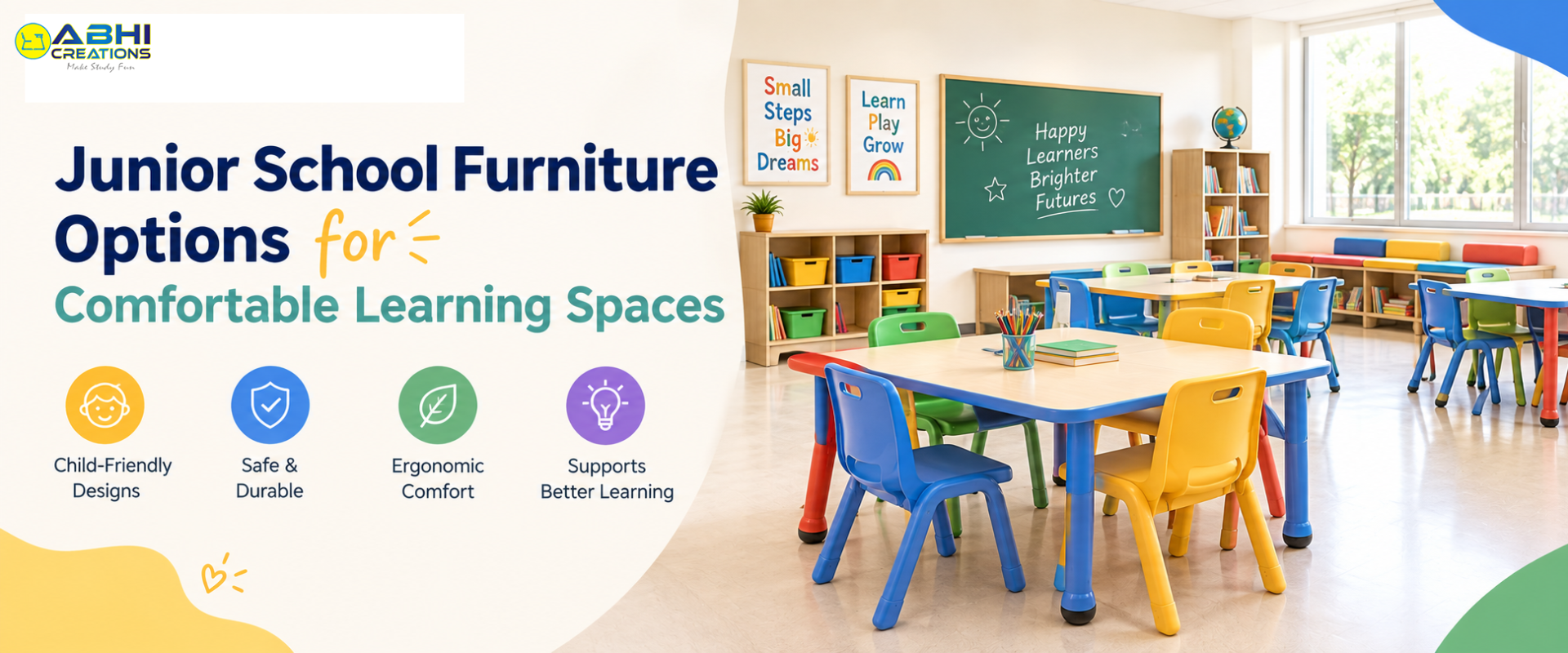 Junior School Furniture Options for Comfortable Learning